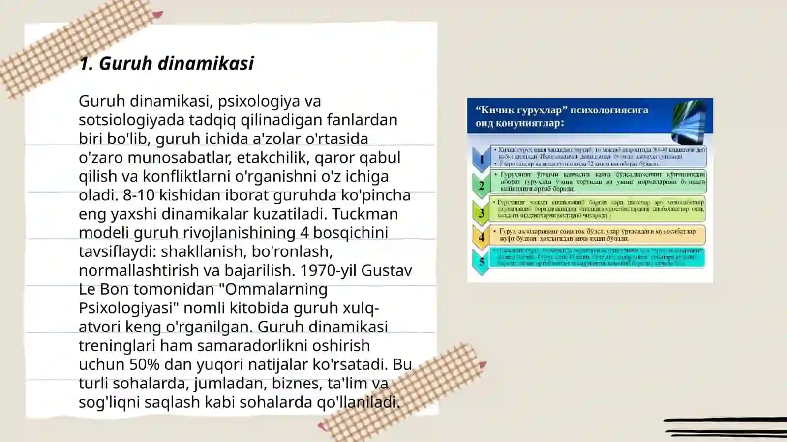 Katta va kichik guruhlar psixologiyasi 3