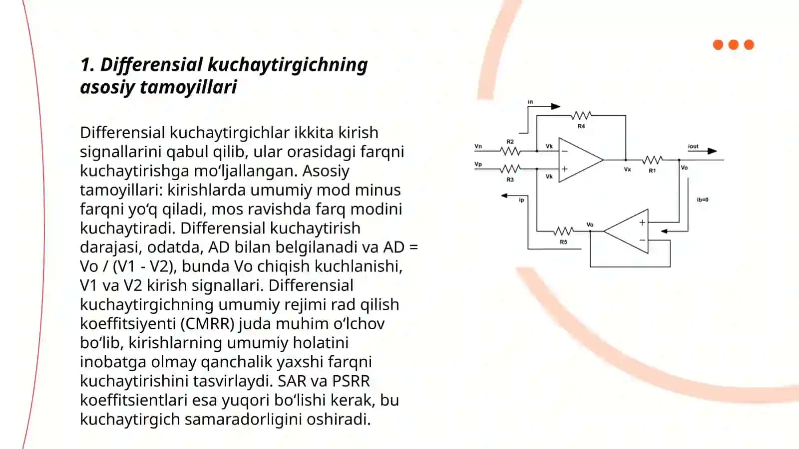 Differensial kuchaytirgich 3