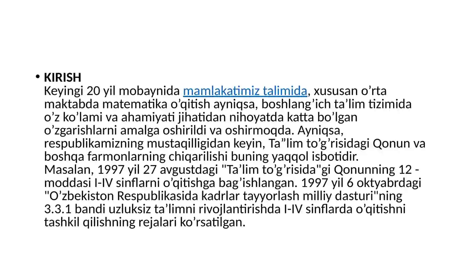 Matematik tushunchalar haqida 3