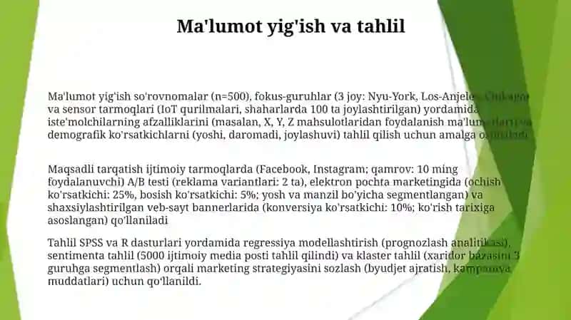 Aholiga, maqsadli guruhlarga axborot etkazish usullari 3