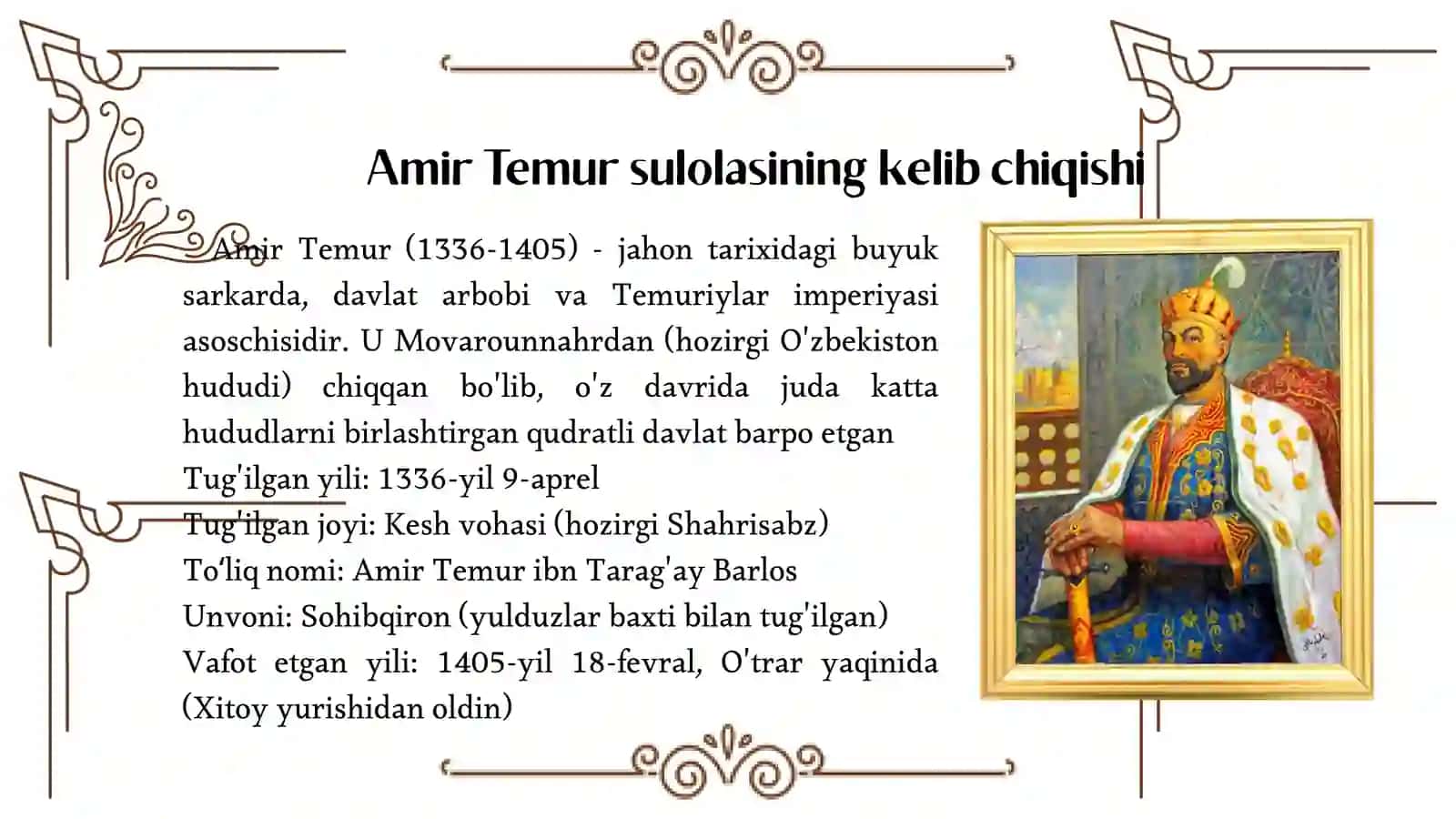 Amir Temur 3