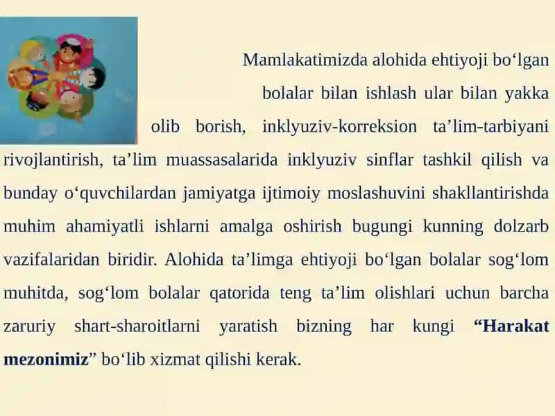 Inklyuzivtaʼlim jarayonlari ishtirokchilari va aholi oʻrtasida tushuntirish ishlarini olib borish 3