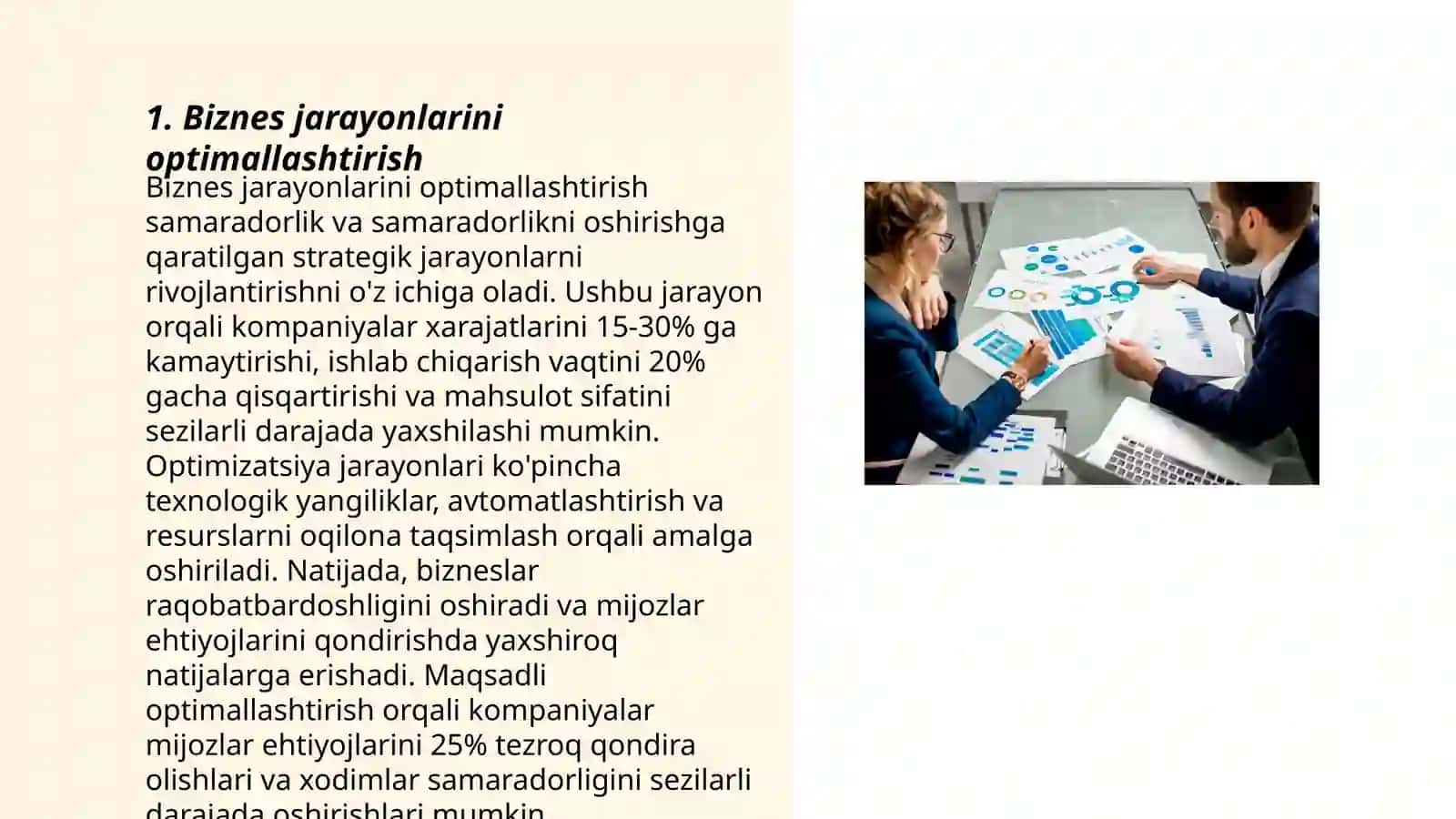 Biznesni boshqarish va rejalashtirish 3