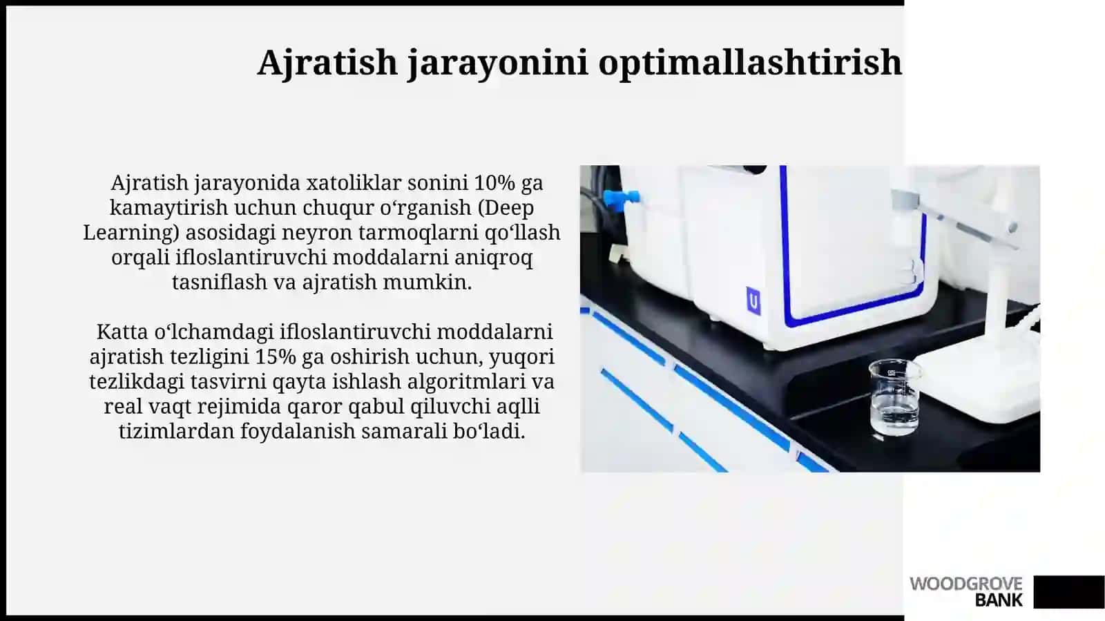 Yirik ifloskliklarni aniqlash va ajratish jarayonining texnologik tahlili 3