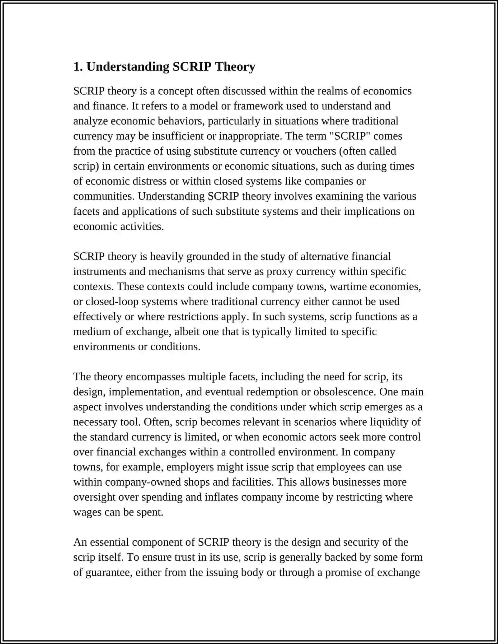 Theme: SCRIP, SCENARIO, SCHEMATA. MENTAL MODELS 3