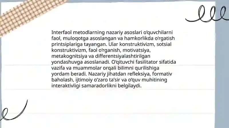 Interfaol metodlar va ularni qoʻllash mahorati 3