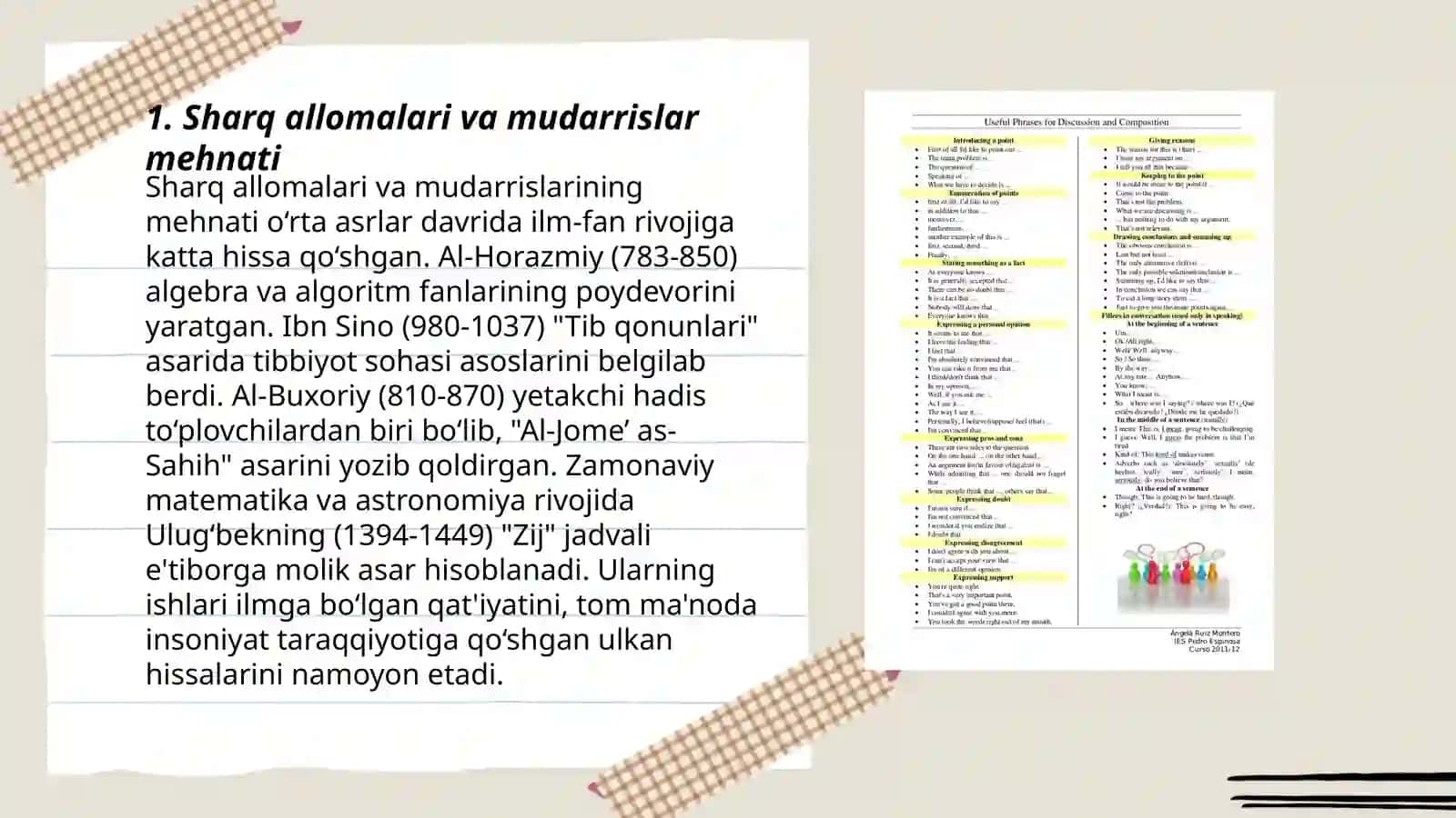 Nabijonova Bibixonimning pedagogik mahorat fanidan tayyorlagan taqdimoti 3