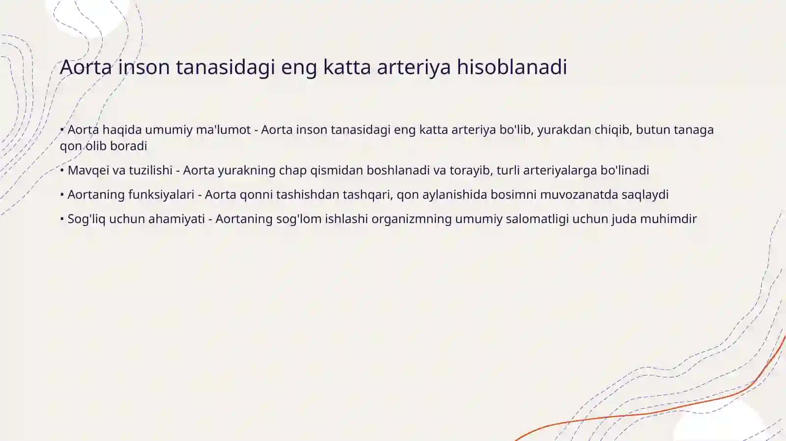 Aorta,aorta ravog'i,umumiy va tashqi uyqu arteriyasi 3