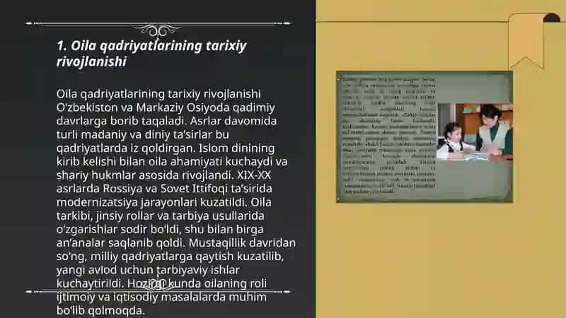 Yosh oilalardagi yoʻqolib borayotgan qadriyatlar 3
