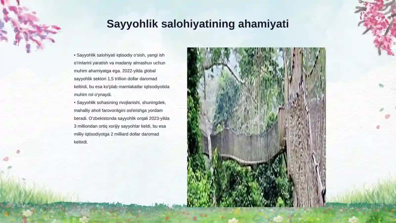 Sayyohlik salohiyatini rivojlantirish istiqbollari va tahlili 3