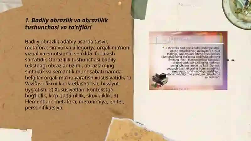 Badiiy obrazlik va obrazlilik 3