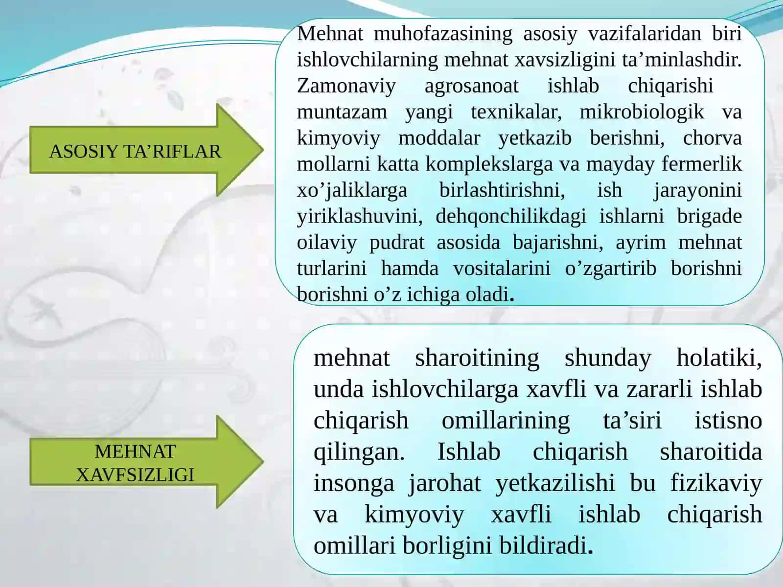 Mehnat xavfsizligi sohasida texnika 3