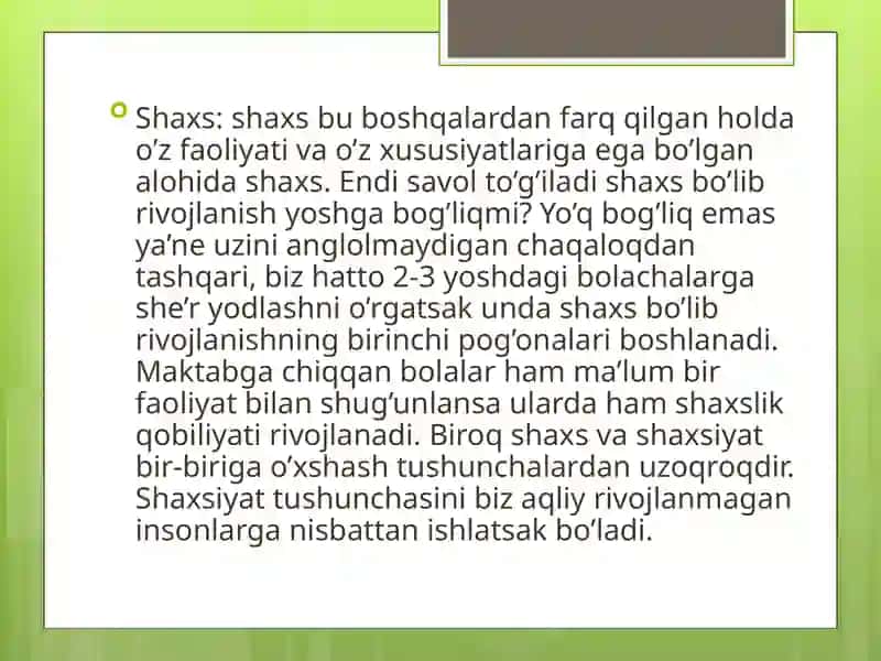 Irsiy va biologik omillarning shaxs individualligiga ta'siri 3