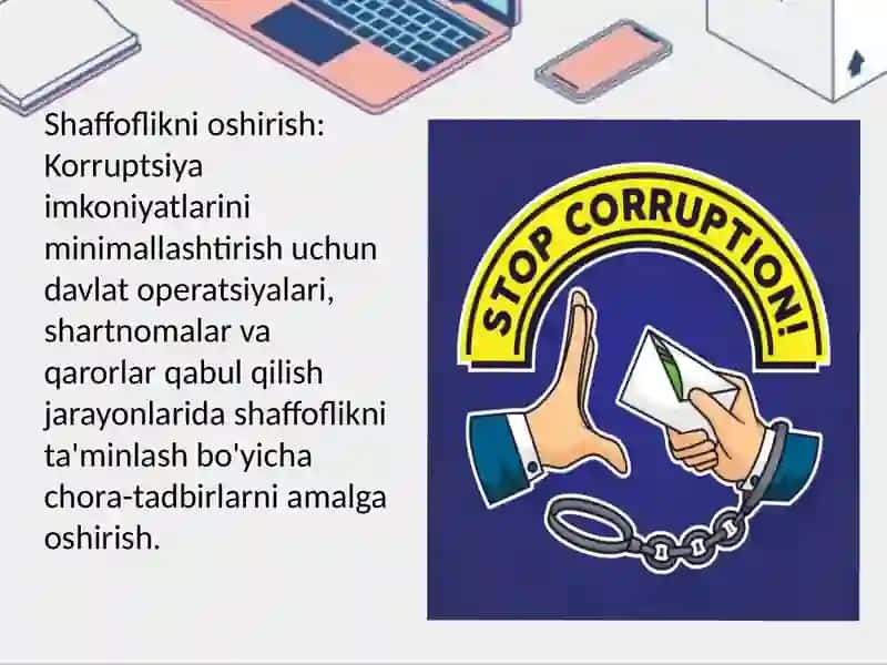 Korrupsiya va uning asoratlariga qarshi kurashish borasida taklif va mulohazalar 3