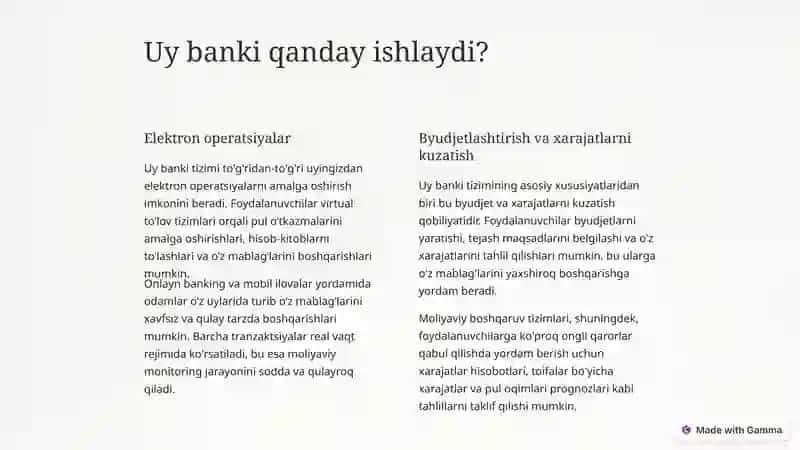 Uy bank tizimi 3