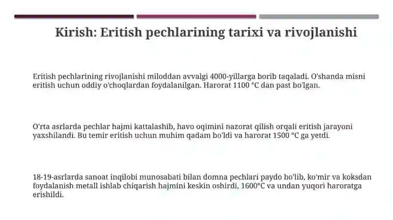 Eritish pechlari samaradorligini oshirishning zamonaviy usullari 3
