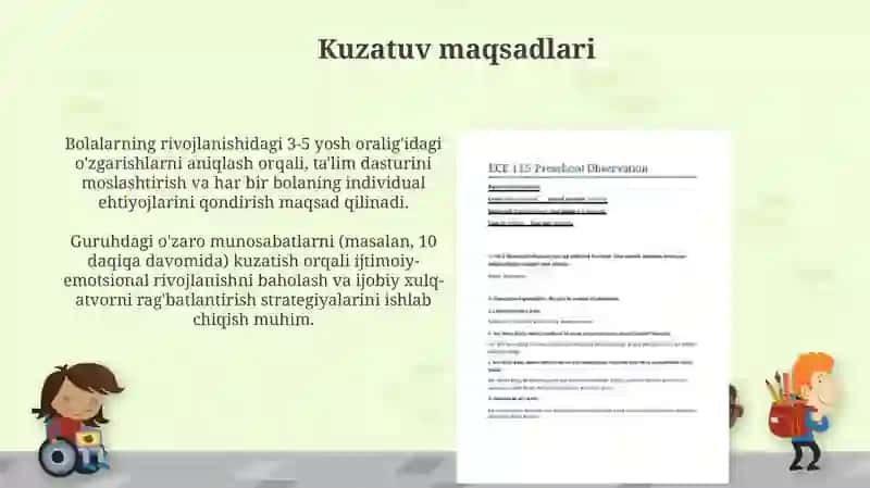 Maktabgacha ta'lim tashkilotlarida kuzatishlarni tashkil etish va boshqarish 3