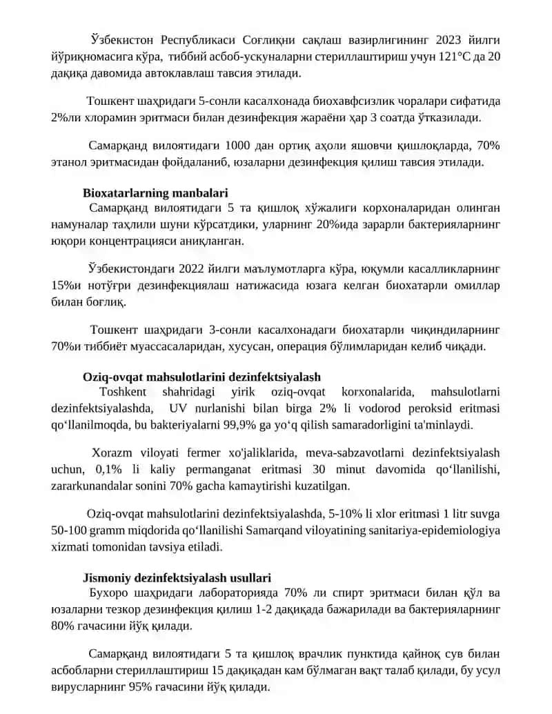 Sutemizuvchilar biozararlash manbalari 3