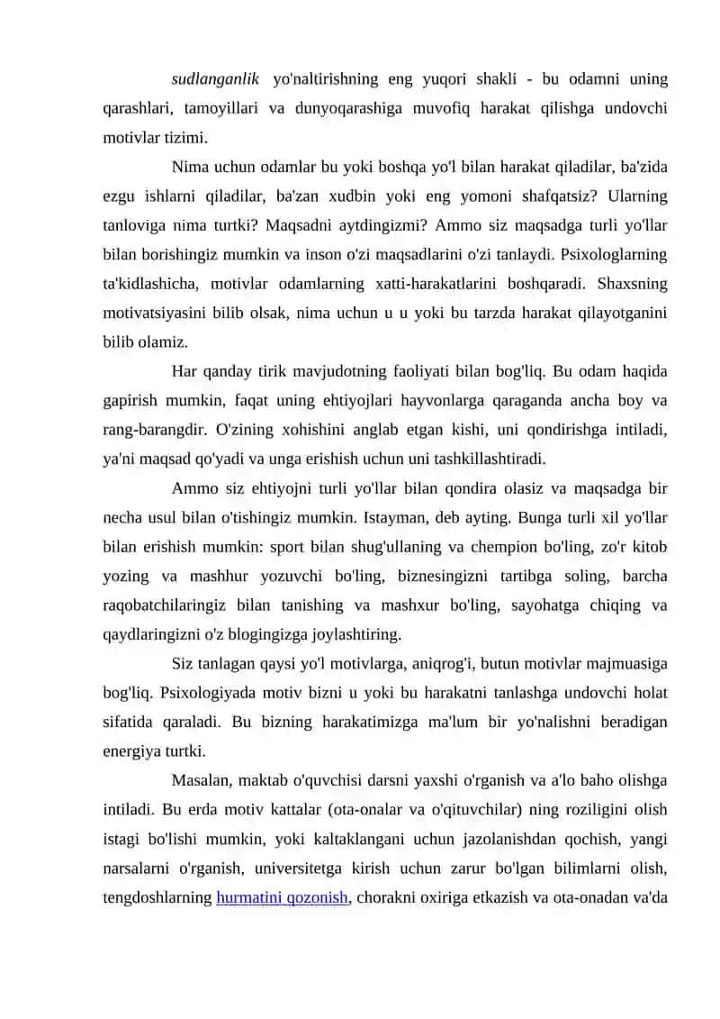 BOSHQARUVCHINING FAOLIYAT MOTIVLARI 3