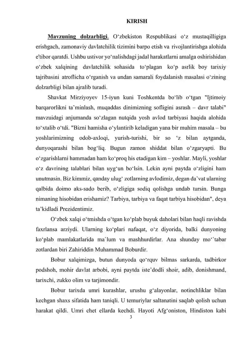 Zahiriddin Muhammad Boburning she’riyati manbalari, janr va badiiy xususiyatlari 3