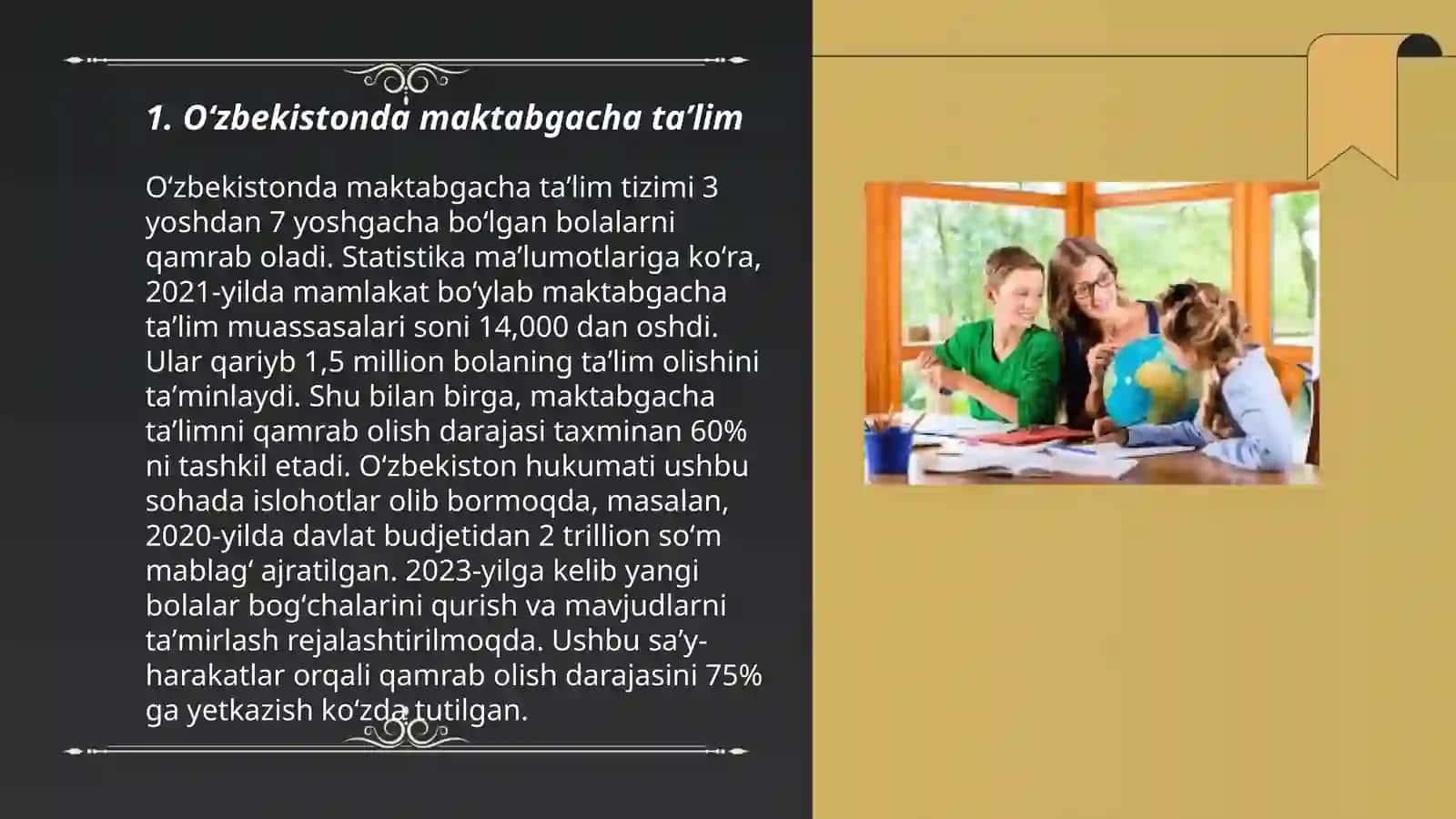 Oʻzbekiston respublikasida Taʼlim tizimi 3