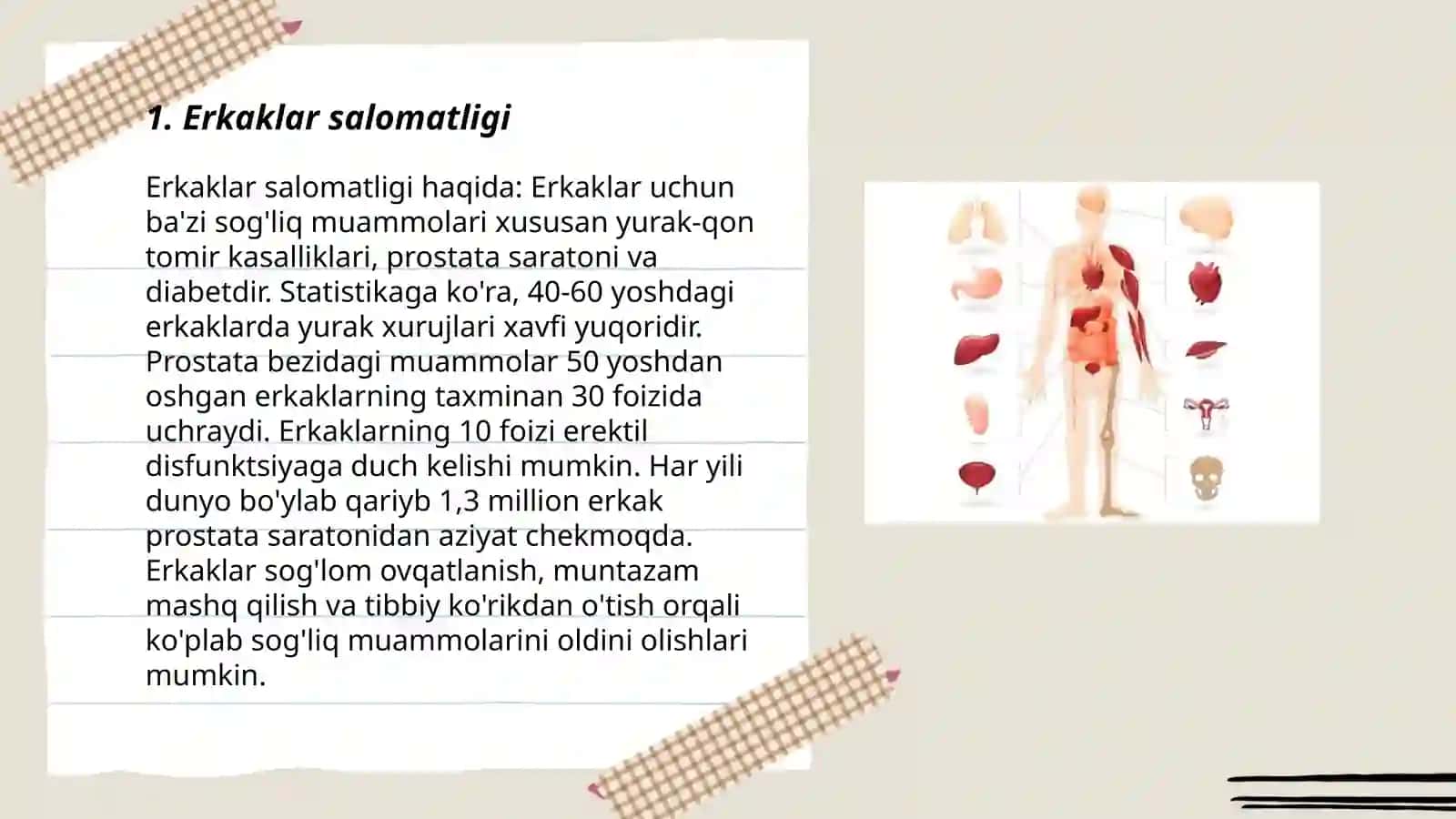 Erkaklar salomatligi 3