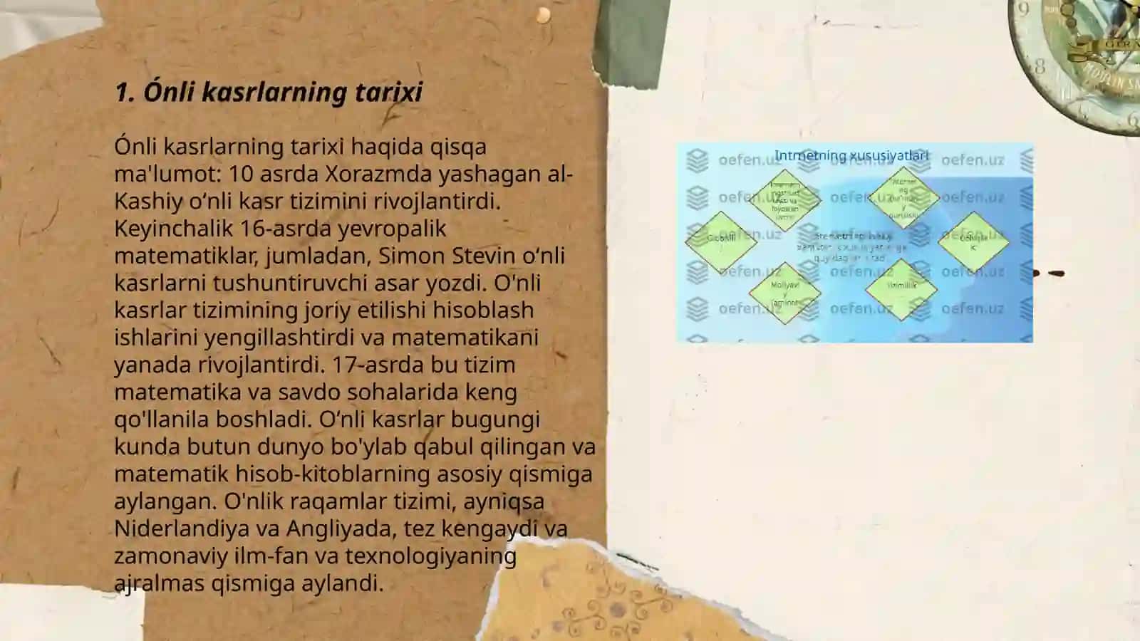 Ónli kasrlar va ular ustida arifmetik ammallarni bajarish algoritmi 3