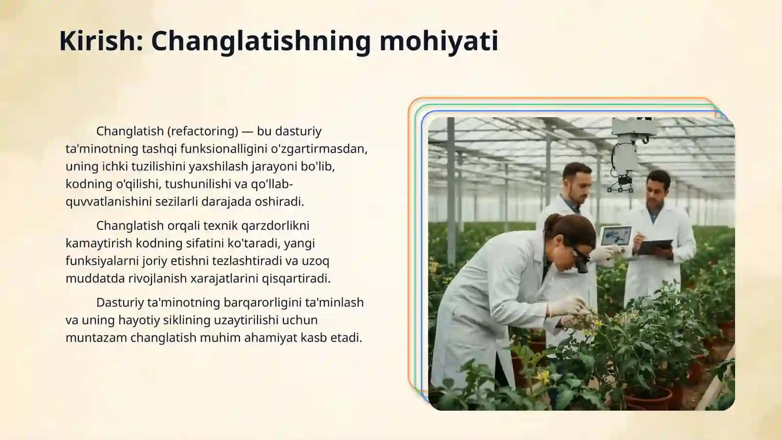 Changlatish texnologiyasi va texnik talablari 3