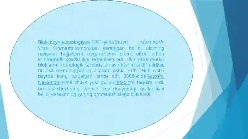 Har xil faoliyat sohalarida blokcheyn texnologiyasidan foydalanish xususiyatlari 3