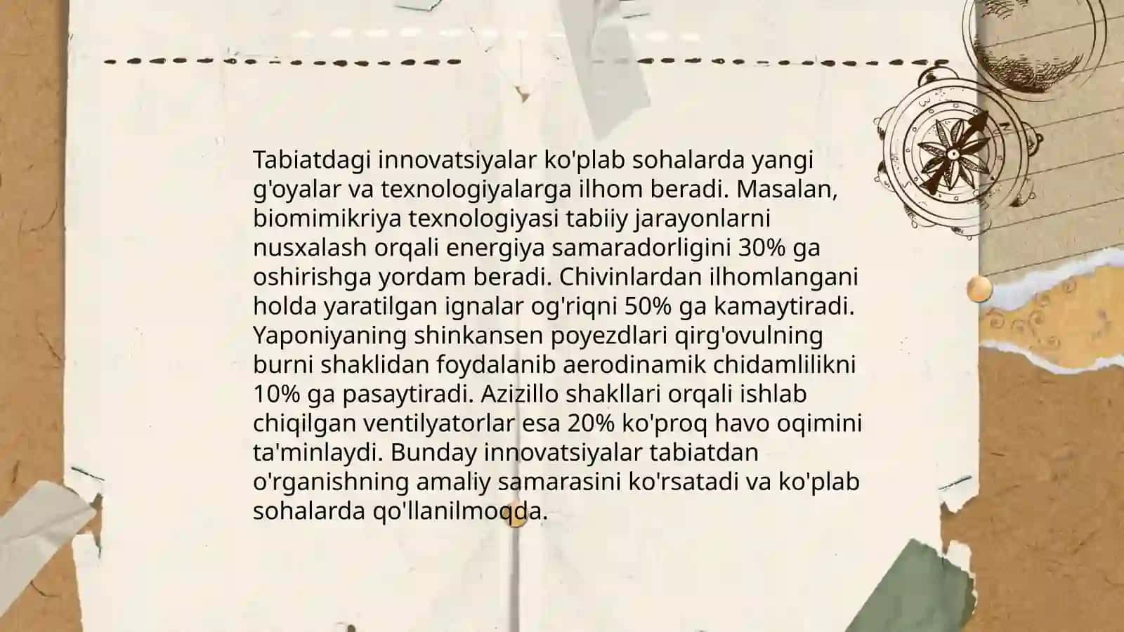 Tabiiy fanda kreativlik kun mavzusi Qurbonova Komila 3