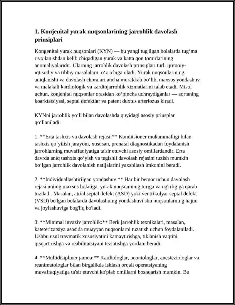 MEN TANLAGAN PEDIATRIYA BOʻYICHA SOHA KARDIOXIRURGIYA 3