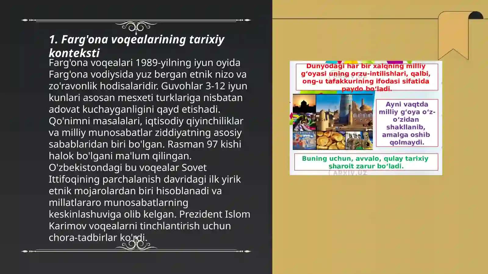 Farg'ona voqealari, uning kelib chiqishiga ta'sir ko'rsatgan milliy ijtimoiy-iqtisodiy va siyosiy sabablar va ularning oqibatlari 3