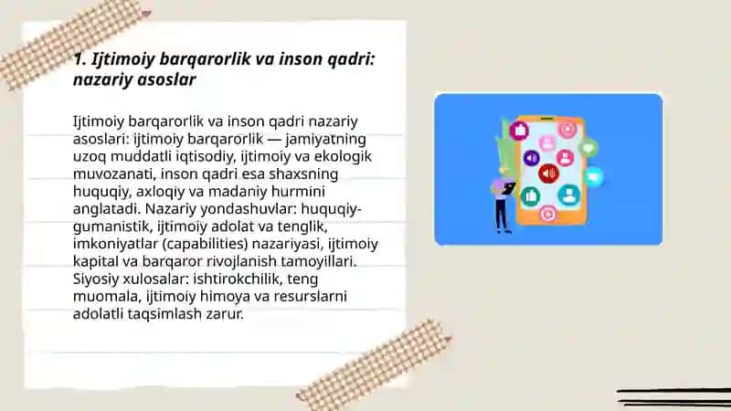 Ijtimoiy barqarorlik va inson qadri 3