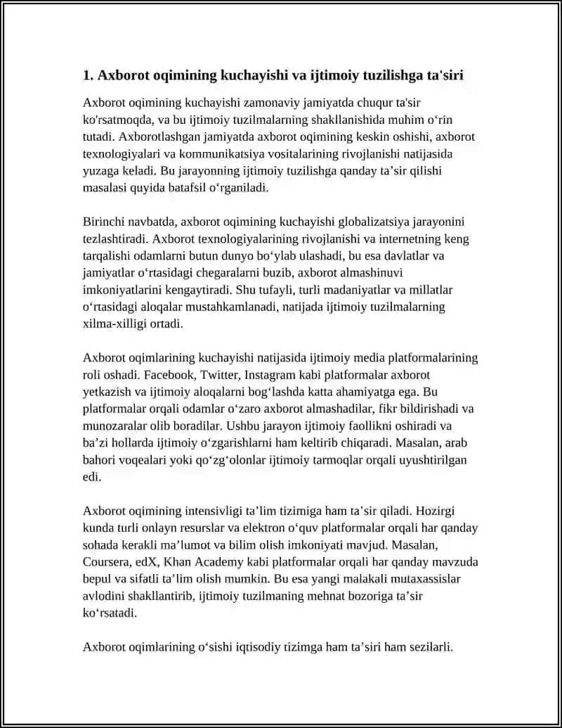 AXBOROTLASHGAN JAMIYAT TARAQQIYOTIDA AXBOROT OQIMINING KUCHAYISHI VA MUAMMOLARI 3