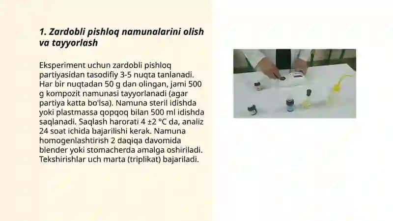 Zardobli pishloq - Yog 'miqdorini aniqlash - Gravimetrik usul 3