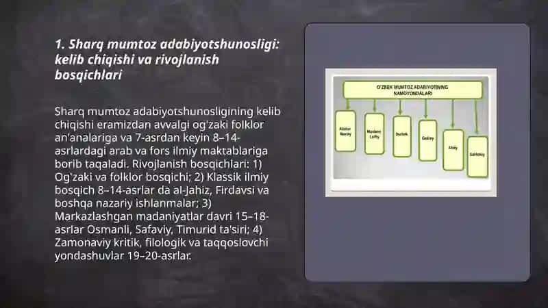 Sharq mumtoz adabiyotshunosligi tarixi 3