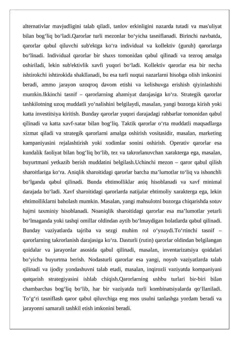 To‘g‘ri qaror qabul qilish ko‘nikmalarini rivojlantirish 3