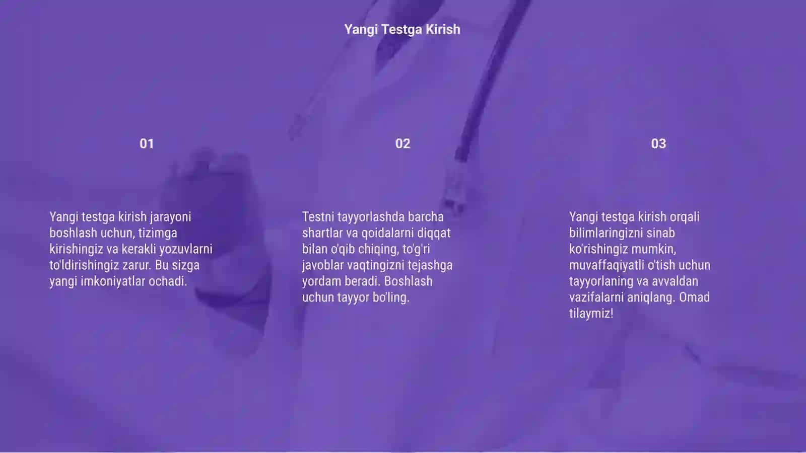 Yangi Test 3