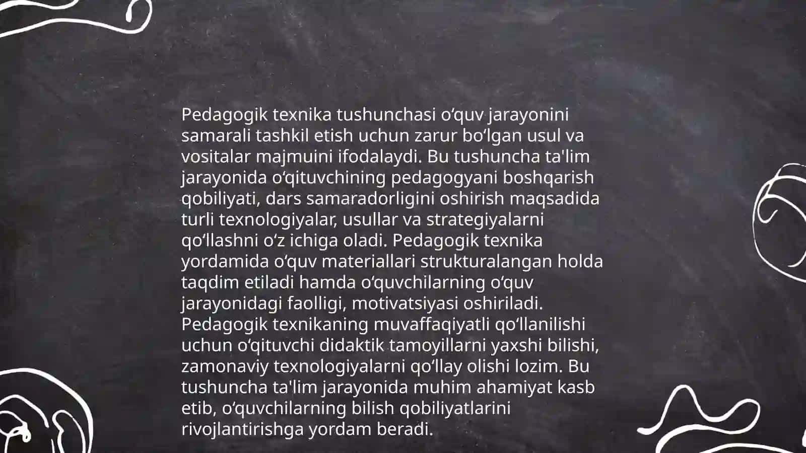 Pedagogik texnika haqida tushuncha 3