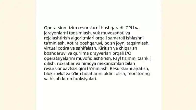 Operatsion tizimlar 3