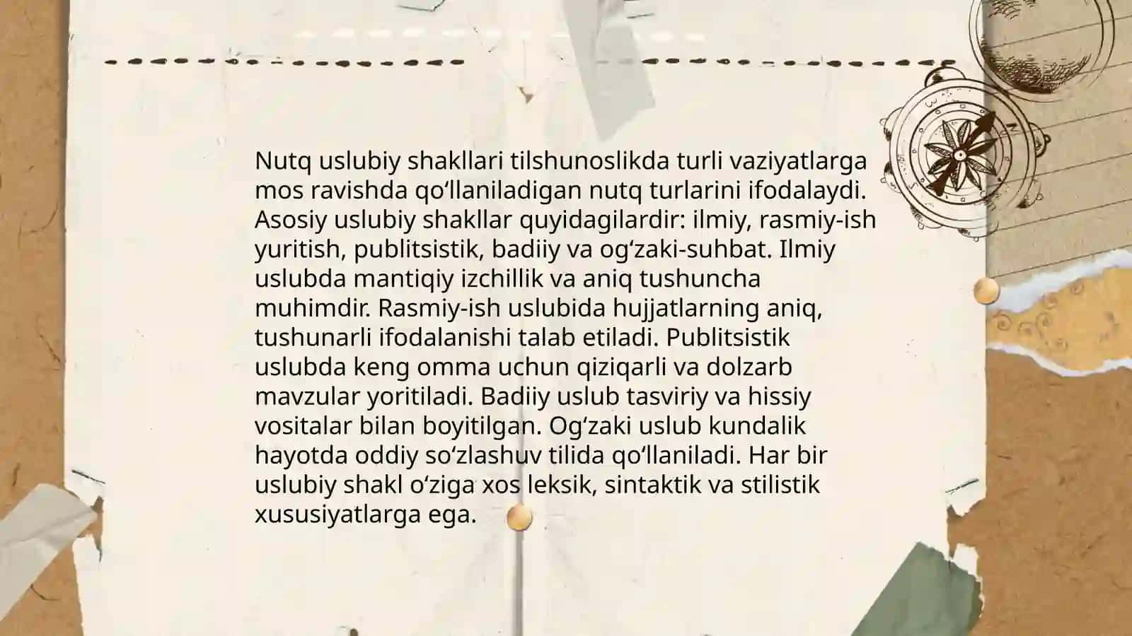 Nutqning uslubiy shakllari 3