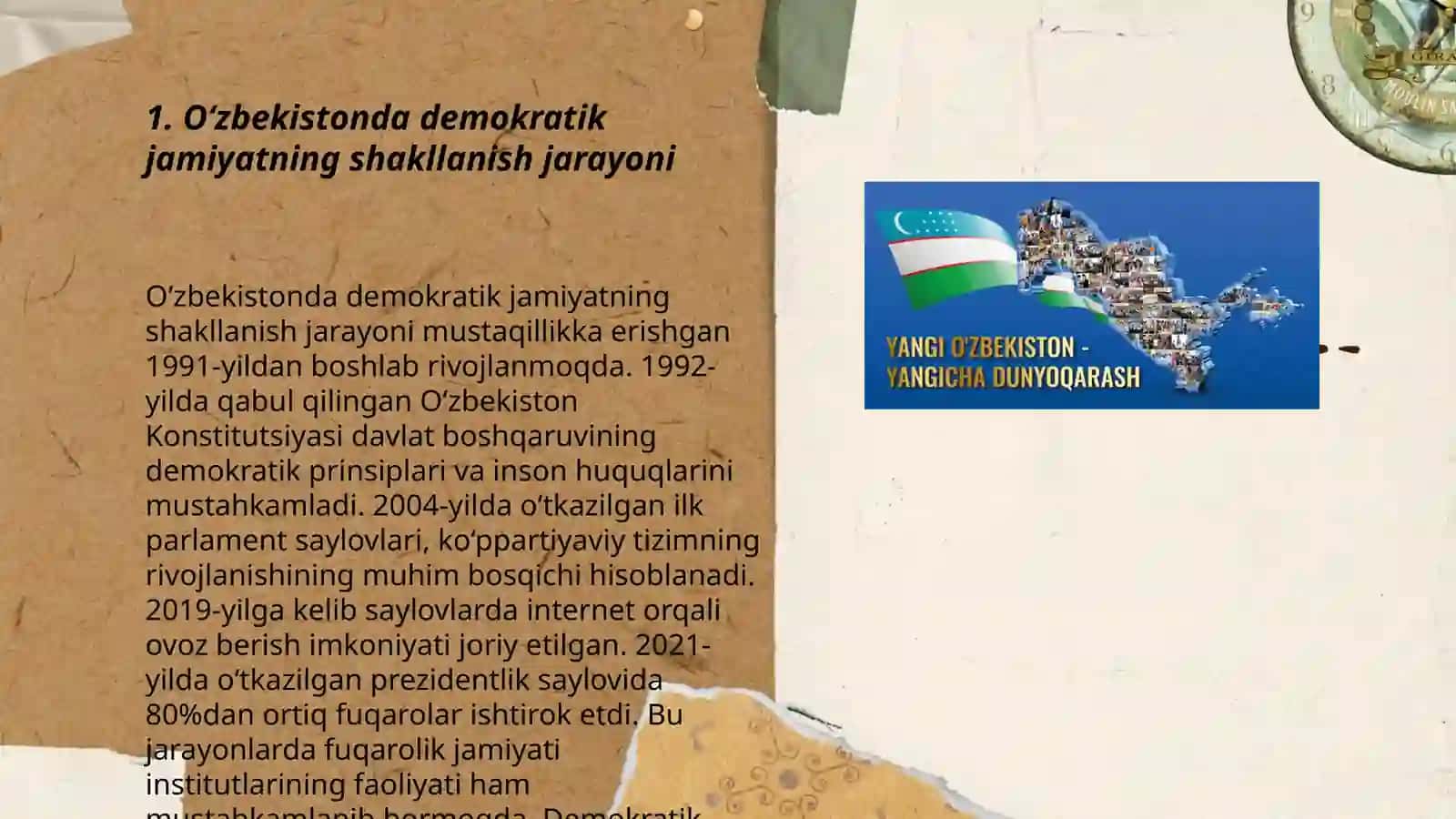 O‘zbekistonda demokratik, fuqarolik jamiyati asoslarining shakllanishi 3