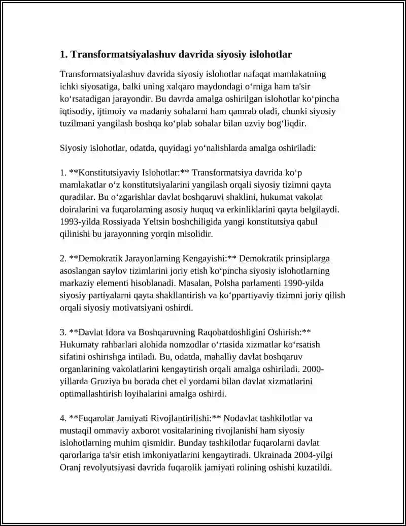 TRANSFORMATSIYALASHUV DAVRI 3