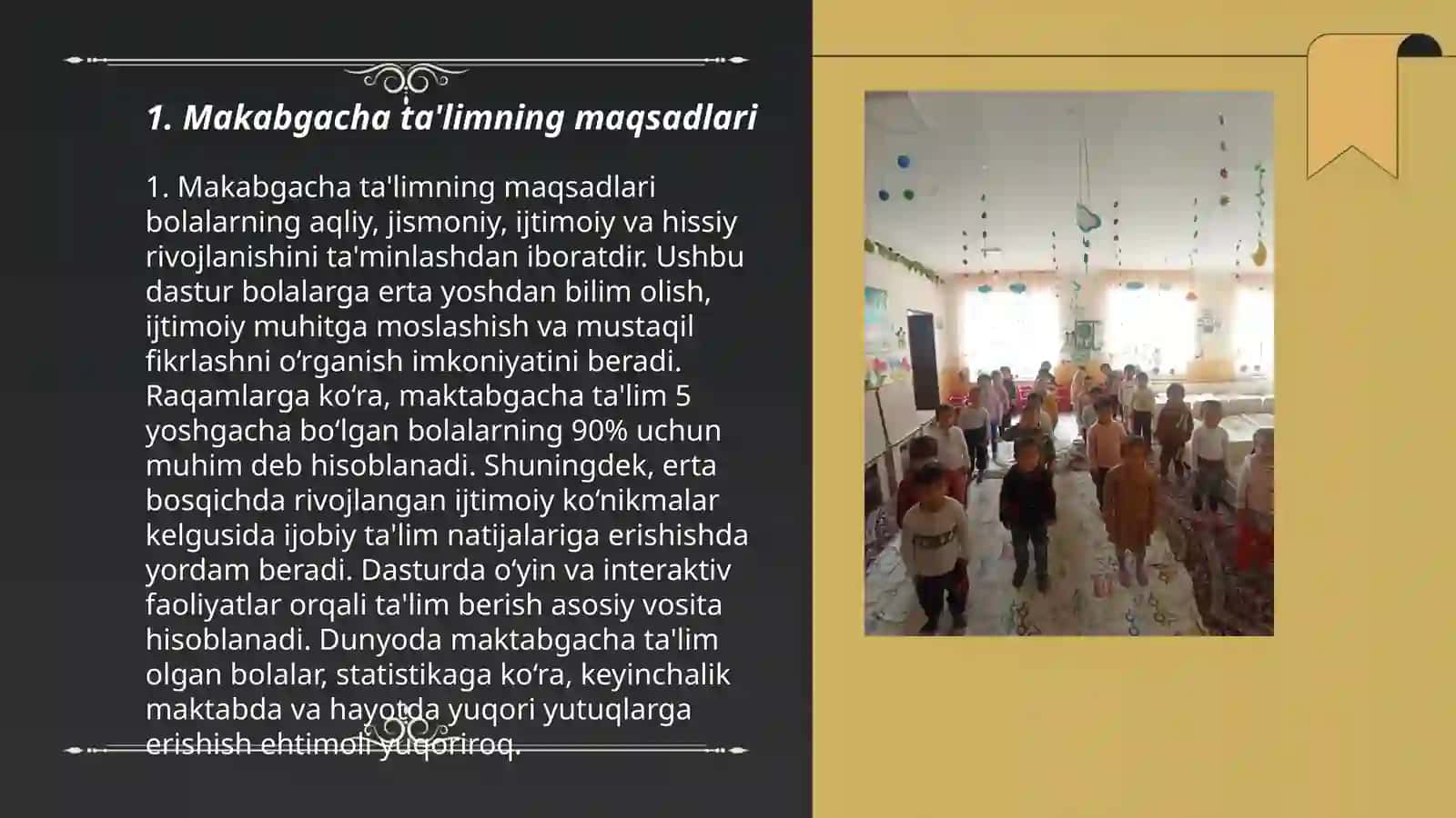 Maktabgacha talim yoʻnalishida slay tayyorlash 3
