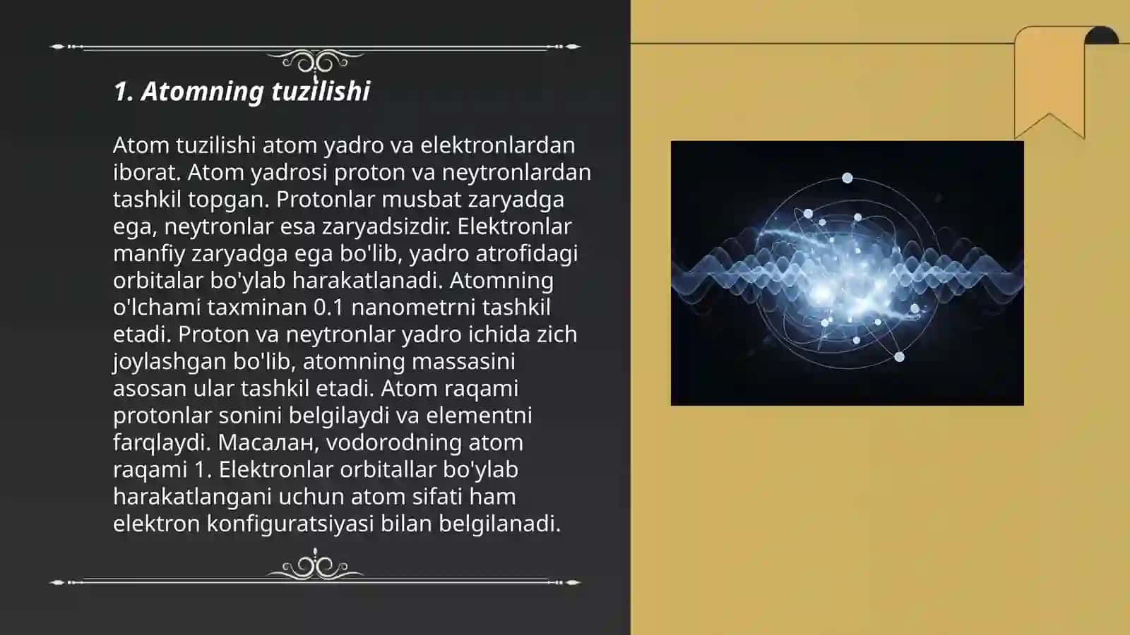 Atom du'zilisi teoriyaleri ha'm kvant mexanikasi 3