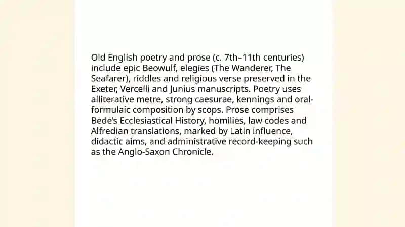 Literature of middle ages 3