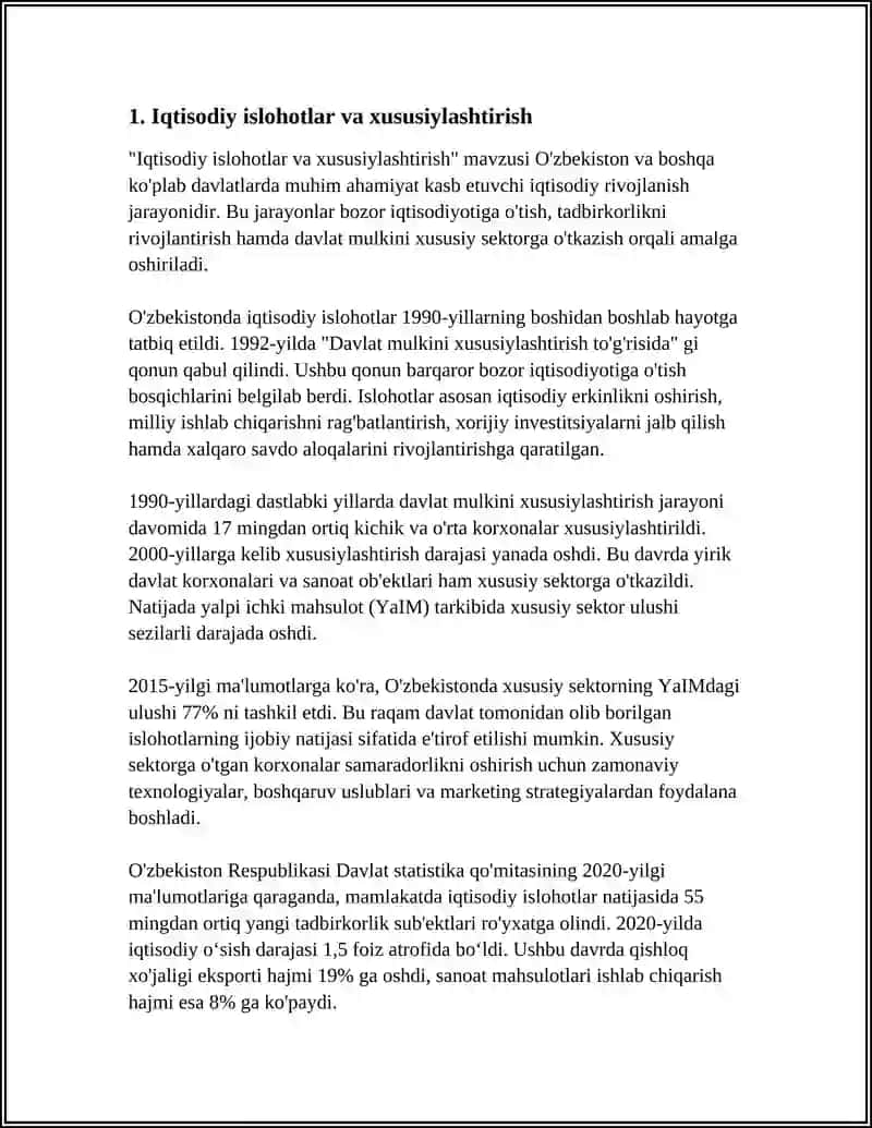 MUSTAQILLIK YILLARIDA DAVLAT BOSHQARUVI TIZIMIDA AMALGA OSHIRILGAN ISLOHOTLAR 3