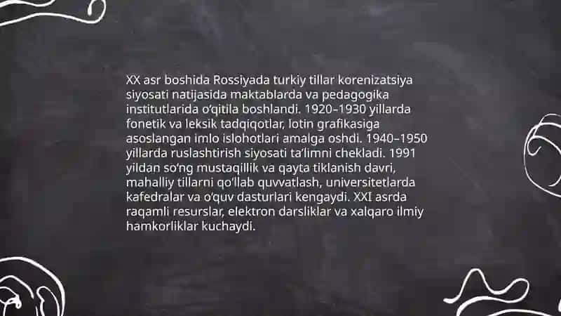 Rossiyada turkiy tillarni oʻrganilishining tadqiqi 3