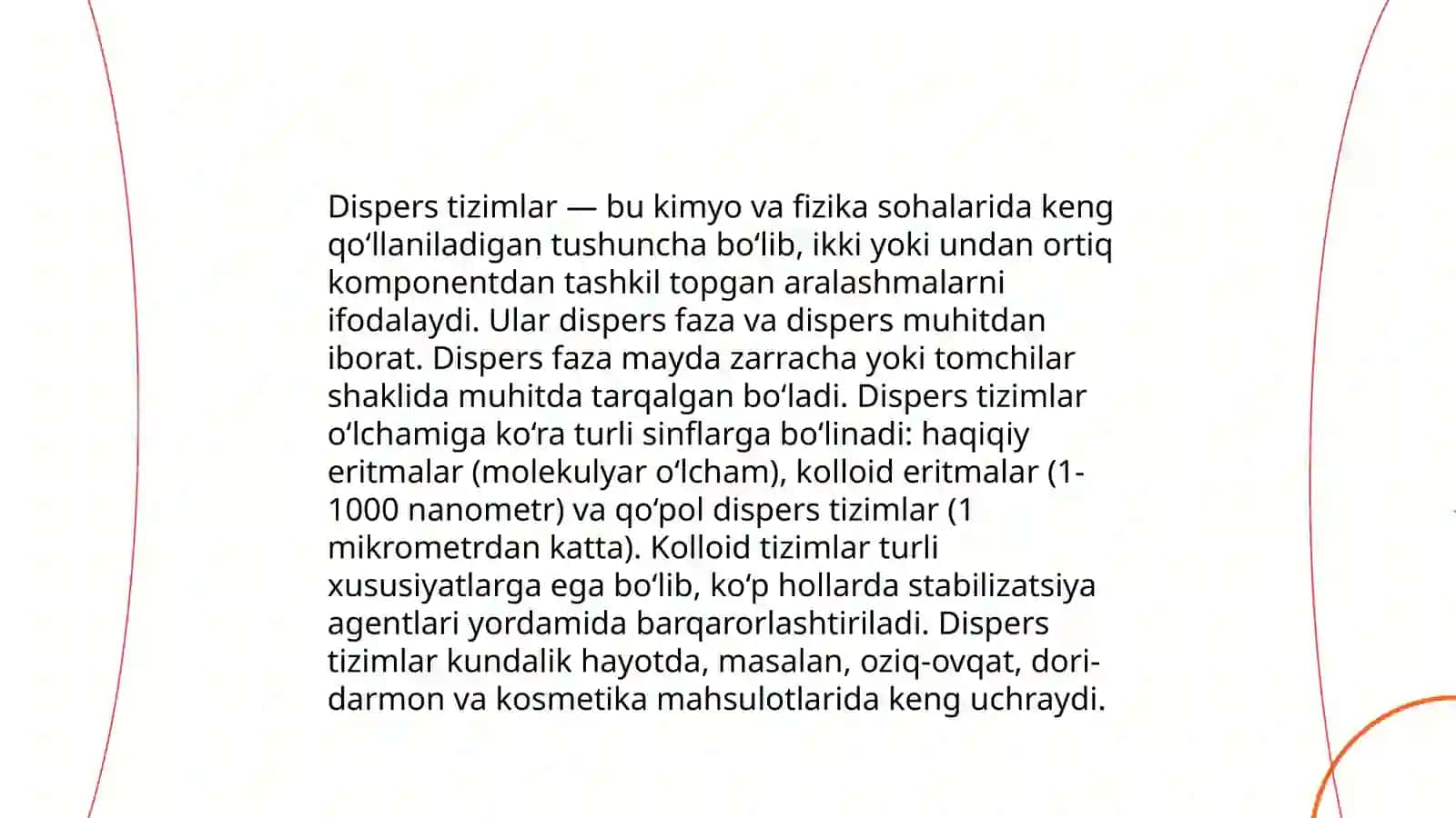 Dag'al-dispers sistemalarning hossalari va ularni tibbiyot va farmakologiyada ishlatilishi 3