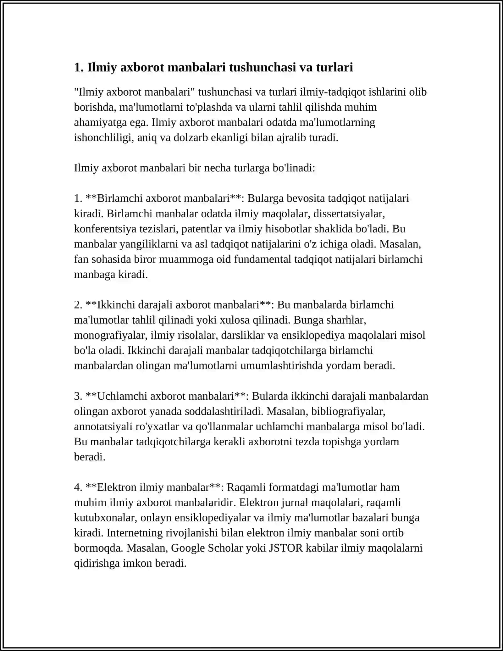 ILMIY AXBOROT MANBALARI 3